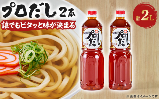 プロだし1000ml　2本セット【配送不可地域：離島】