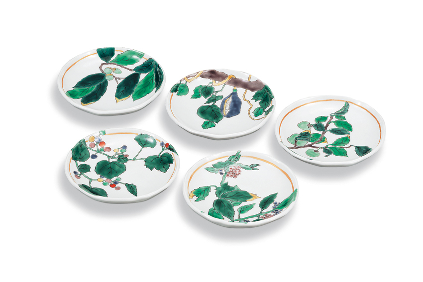 5号皿揃　山の恵み　晄窯