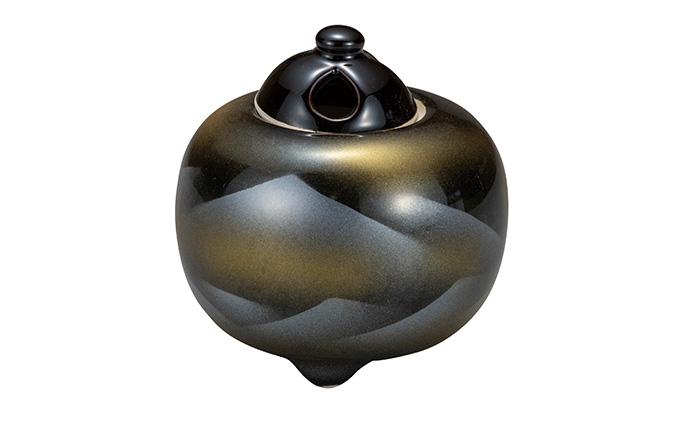 九谷焼 3.5号香炉/連山