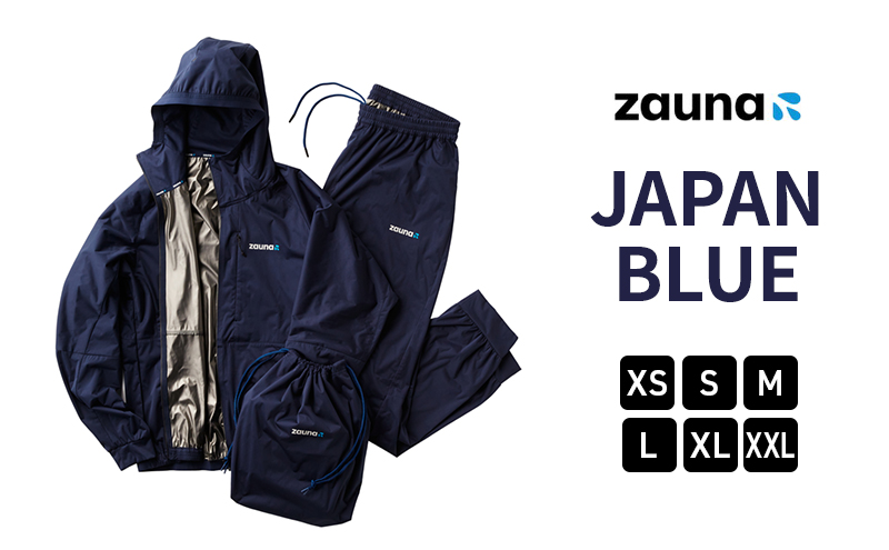 zauna suit / ザウナスーツ JAPAN BLUE ジャパンブルー ネイビー 着るサウナ【XXL】: 能美市ANAのふるさと納税