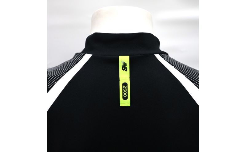 ニューバランスゴルフ ウェア 半袖 モックネックシャツ メンズ UVカット ブラック 012-6166002 3Lサイズ