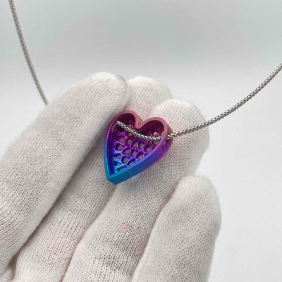 クラフト金澤のチタン製　ペンダントトップ　クオーレ