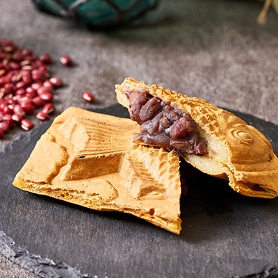 能登産大納言あずき入り冷凍たい焼き8個入り1パッケージ【配送不可地域：離島】