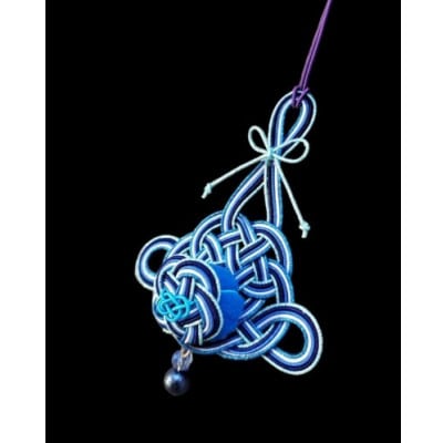 【金沢水引】水引アロマディフューザー　Hang　ブルー【配送不可地域：沖縄県】