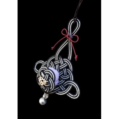 【金沢水引】水引アロマディフューザー　Hang　ブラック【配送不可地域：沖縄県】