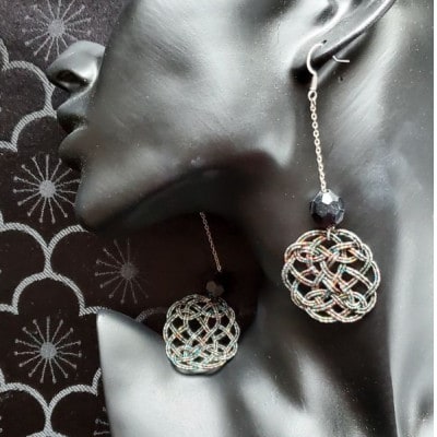 【金沢水引】NICO　ピアス　ブラック