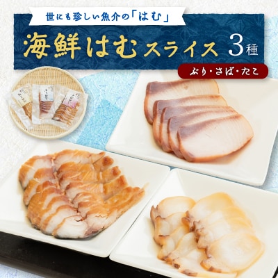 【簡単・便利・味付け不要】海鮮はむスライス3種(ぶり・さば・たこ)詰合せ【おつまみ・おかずに!】【配送不可地域：離島】