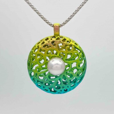 クラフト金澤のチタン製　パールペンダントトップ サルメント【配送不可地域：沖縄県】