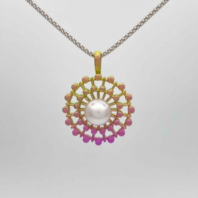 クラフト金澤のチタン製　パールペンダントトップ　ソーニョ【配送不可地域：沖縄県】