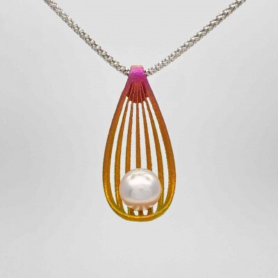 クラフト金澤のチタン製　パールペンダントトップ　ルジャーダ【配送不可地域：沖縄県】