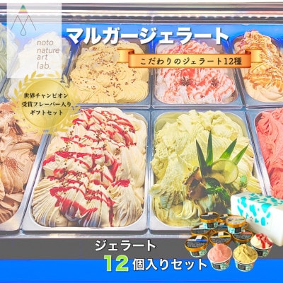 受賞・まるごと能登ジェラート12個【配送不可地域：離島】