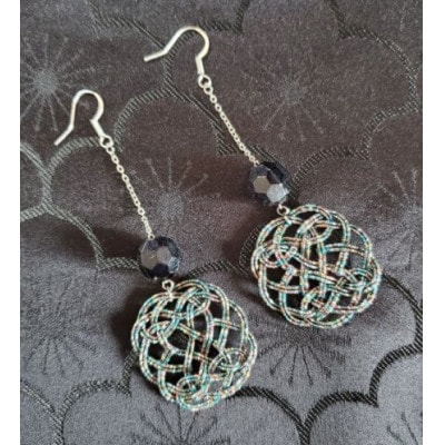 【金沢水引】NICO　ピアス　ブラック