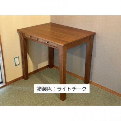 つばきやの学習机W80×D60×H73cm　ライトチーク