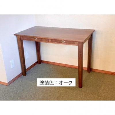 つばきやの学習机W110×D60×H73cm　オーク