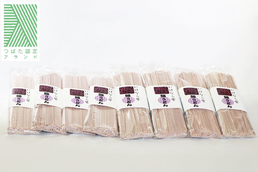 うどん 乾麺 いけなら紫 細うどん 16食分 (200g×8袋) [JA石川かほく 石川県 津幡町 28ab0015] 細麺 麺