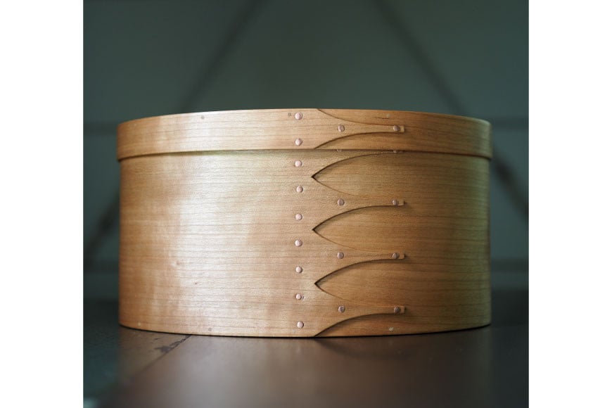 シェーカー オーバルボックス 5号 ディープサイズ [Tiny workshop 石川県 志賀町 CA3009] 能登 収納箱 道具箱 手工芸 裁縫