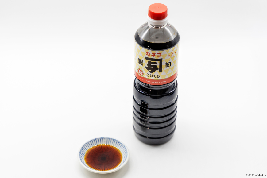 お刺身に！能登の甘口 カネヨ醤油（1Ｌ×6本入り） [カネヨ醤油 石川県 志賀町 AG4128] 醤油 しょうゆ 6本 甘口 刺し身醤油