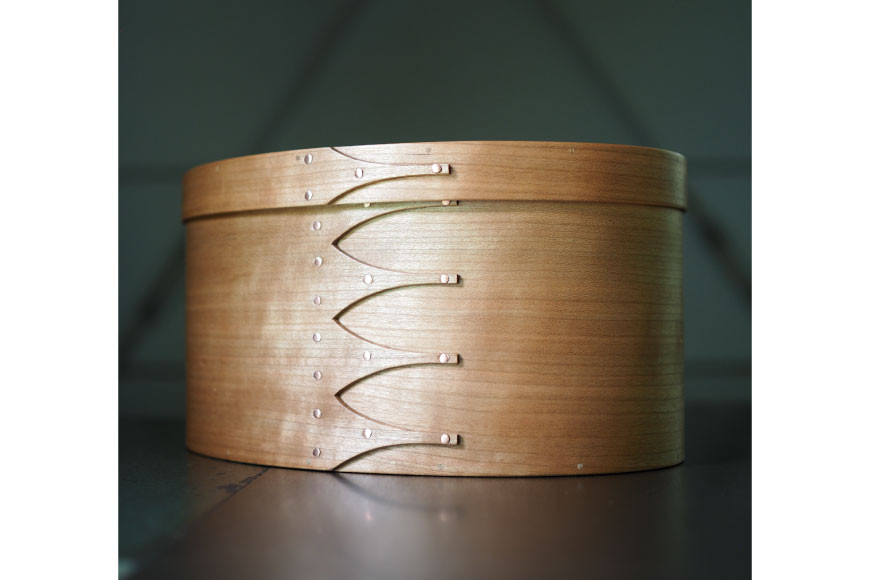 シェーカー オーバルボックス 5号 ディープサイズ [Tiny workshop 石川県 志賀町 CA3009] 能登 収納箱 道具箱 手工芸 裁縫