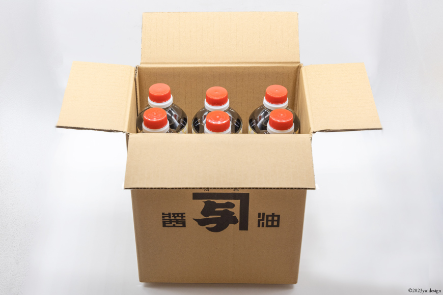 お刺身に！能登の甘口 カネヨ醤油（1Ｌ×6本入り） [カネヨ醤油 石川県 志賀町 AG4128] 醤油 しょうゆ 6本 甘口 刺し身醤油