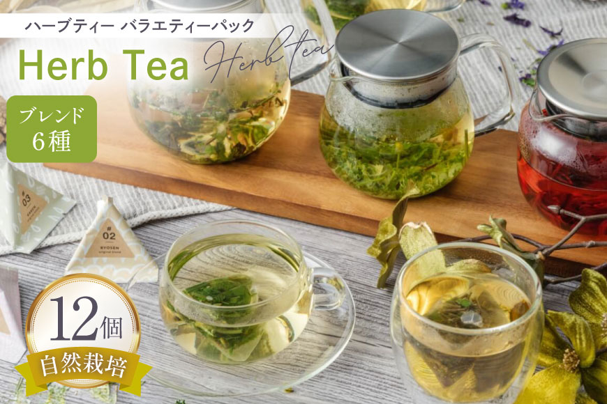 ハーブティー バラエティー パック 12個 入り [Mary Jimenez 石川県 志賀町 CK3062] ティーバッグ 詰め合わせ ティーパック ひも付き