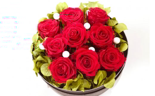 プリザーブドフラワー 円筒形BOX 花 ギフト プレゼント 贈答 母の日 / littleprincess 吉井圭香 / 石川県 宝達志水町