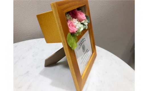 プリザーブドフラワー 写真立て 20×22×14cm 花 / littleprincess / 石川県 宝達志水町