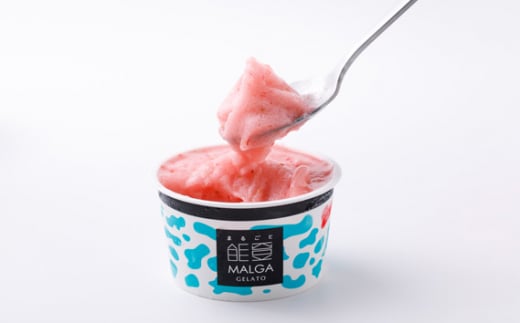 マルガージェラート6個セット（志宝いちご6個） [モアショップヤマモト（アイス） 石川県 宝達志水町 38600456]