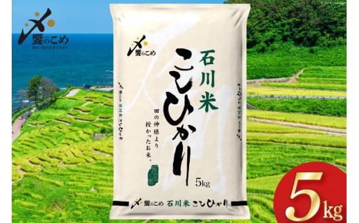 【期間限定発送】 米 令和7年 石川県産 石川米こしひかり【穂立】5kg [中橋商事 饗のこめ (あえのこめ) 石川県 宝達志水町 38601197] コシヒカリ お米 コメ 白米 精米 おこめ こめ 5キロ ごはん ご飯 国産