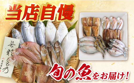 【12回定期便】 季節の干物詰め合わせ / 魚 さかな 海鮮 干物 ひもの【配送不可地域：離島】 小浜市 / 木五商店  [BFDA005]