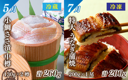 厳選 お楽しみ海鮮定期便 Special　全6回 | 越前がに ズワイガニ カニ 蟹 ずわいがに えび サーモン ふくいサーモン 鯖 サバ 鯛 タイ 小鯛 ささ漬け うなぎ 冷凍 冷蔵 小分け 福井県 小浜市 日本海  【配送不可地域：北海道・沖縄・離島】  [BFAA006]