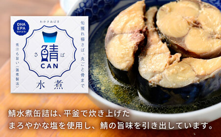 旬獲れ 鯖缶詰　3ヶ詰め合わせ(味付・味噌・水煮)×3セット [BFAA056]