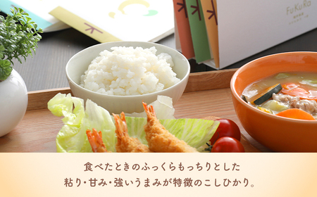 【令和7年産】無洗米 真空 パック こしひかり 1合 10パック 『FuKuRa』 小浜市 / シマダ農園 [BFAV005]