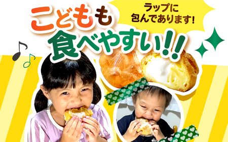 【6回定期便】シュークリーム ダブルクリーム ラップシュー 6個入り / 洋菓子 お菓子 スイーツ 個包装 【配送不可地域：北海道、北東北（秋田、青森、岩手）、九州、沖縄、離島】 小浜市 / 志保重 [BFBF016]