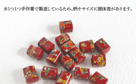 若狭塗イヤリング BLOMINA(朱色) / イヤリング 若狭塗 伝統工芸品 小浜 / 若狭塗センター [BFEE003]