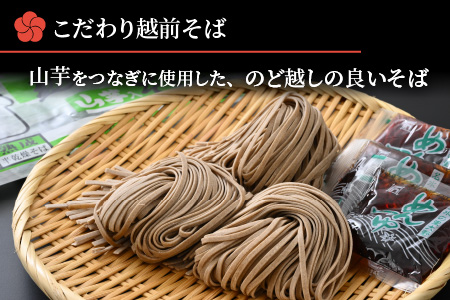 名水の里越前大野の「越前おろしそば”生そば”詰合せ」「老舗製麺所 石塚七左衛門商店の生そば」[A-011023]