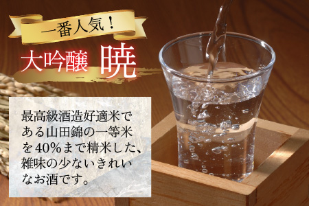 奥越前大野 日本酒 清酒『一乃谷』飲み比べセット「暁、勝鬼」720ml × 2本[A-046002]
