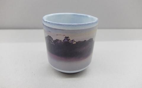 越前和紙 うさぎのおひなさま＆越前焼 天空の城湯のみ