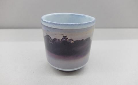 越前和紙 おひなさま＆越前焼 天空の城湯のみ