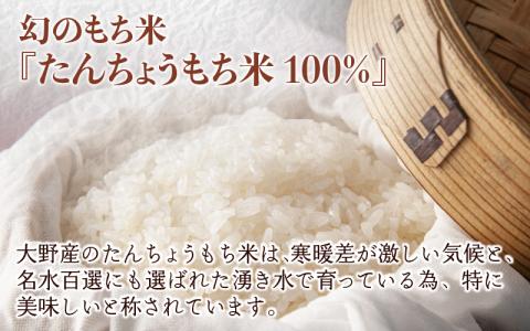 【年内配送】「杵つき白丸もちセット40個」(50g × 40個） 大野産たんちょうもち米使用【12月24日までの入金確認分は年内お届け】