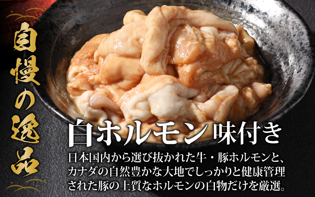 【全国ホルモン大会初代優勝】 星山ホルモン 白 ホルモン 2.4kg 使い方いろいろ (300g×8袋)(たれ付) 【行列のできるお店】