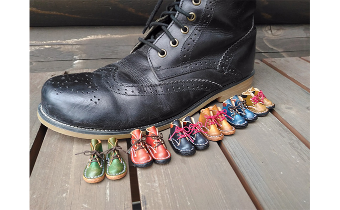 本物みたいなミニチュア革靴 ローファー