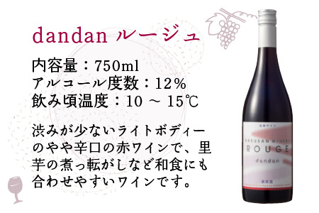 ＦＵＫＵＩ　恐竜ワイン＆ルージュ  750ml×2本 計1500ml　[B-021003]