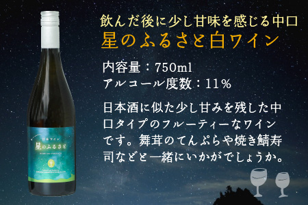 星のふるさとワイン 赤・白セット[A-021010]