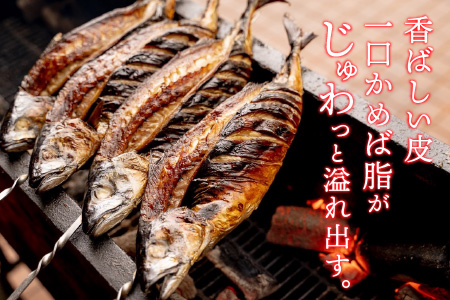 【先行予約】魚屋直送！大野名物 炭火焼き 半夏生さば（丸焼きさば）1本【2026年6月28日～7月10日お届け】