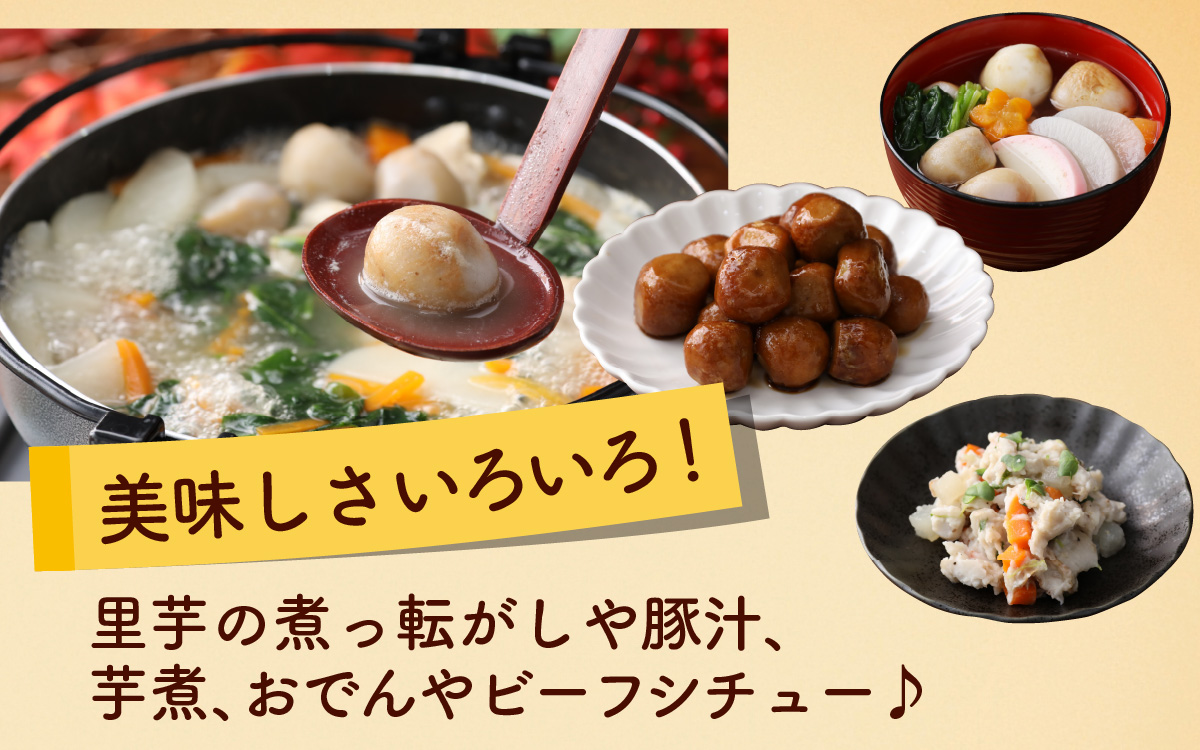 【令和7年産 収穫開始！】皮むきいらず、煮っ転がしに最適！上庄の里芋の洗い子【冷蔵】2kg [A-001082]