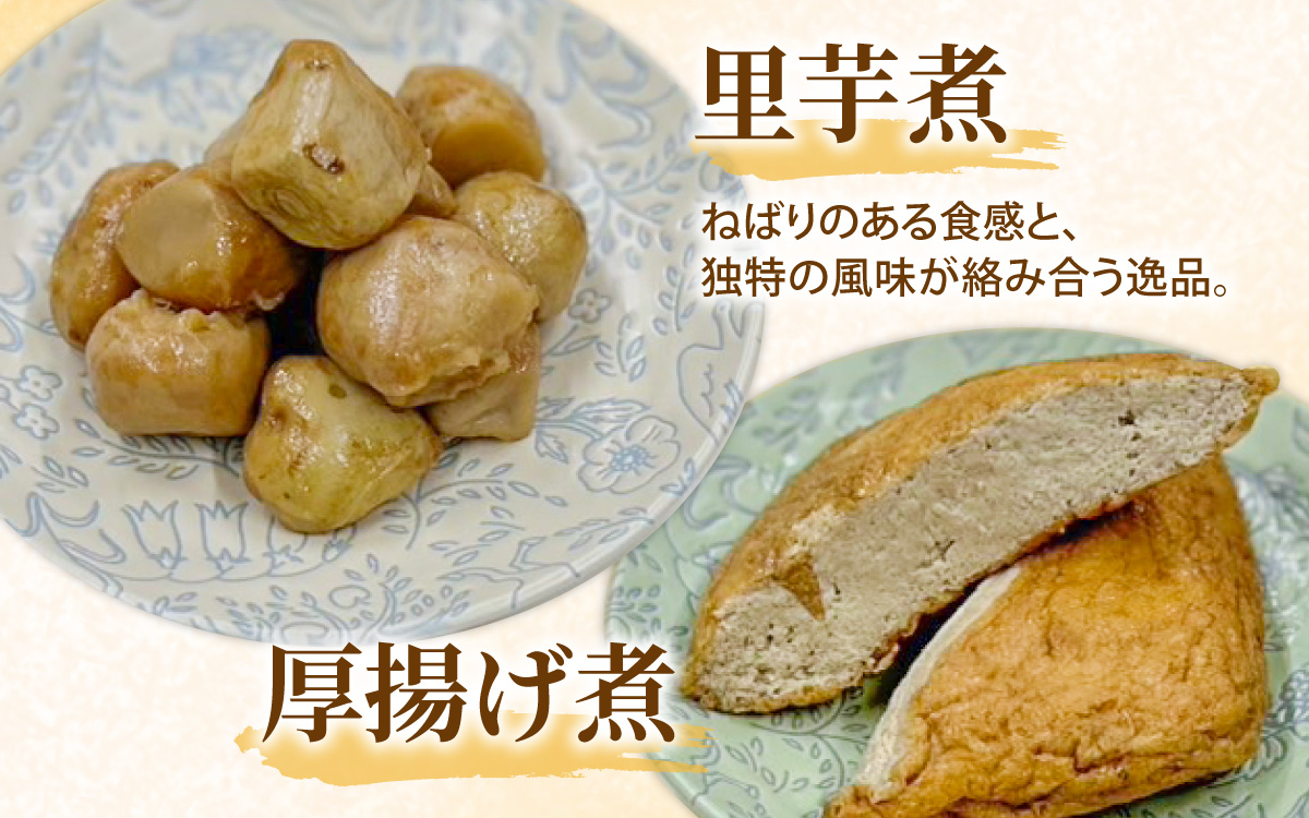 【福井・大野の味】福井・大野の味 じっくり煮物Aセット6種類(計7袋入)[A-054038]