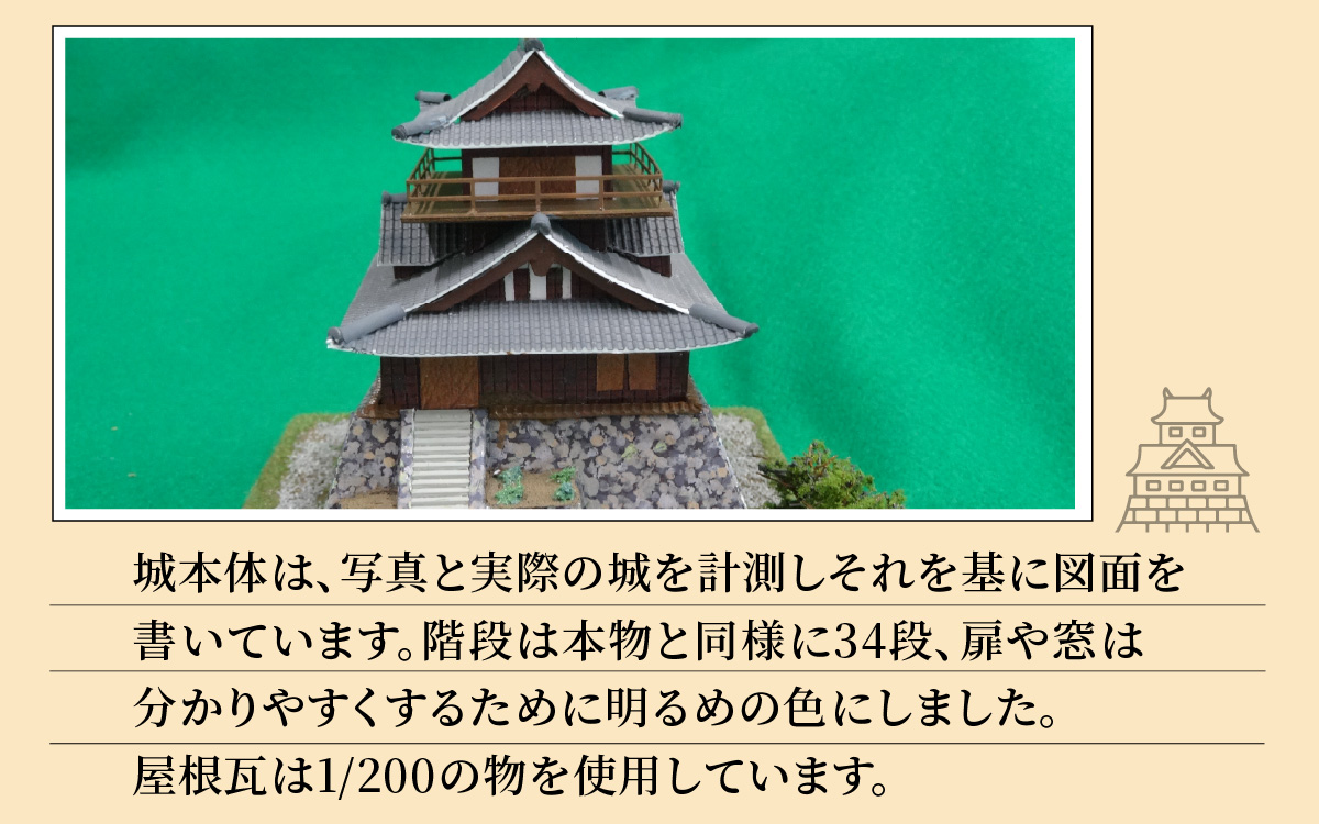 北陸最古の城　丸岡城　ジオラマ　2025ver. [B-045001]