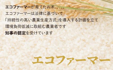 【令和7年産 新米】【12ヶ月定期便】こしひかり 5kg×12回 計60kg【白米】「エコファーマー米」水のまちのお米 [H-003001]