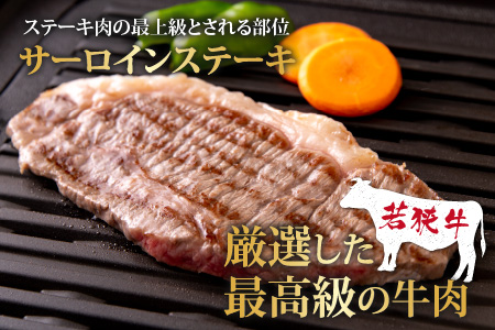 【福井のブランド牛肉】若狭牛 サーロインステーキ用   510g(170g×3枚)【4等級以上】[C-054002]