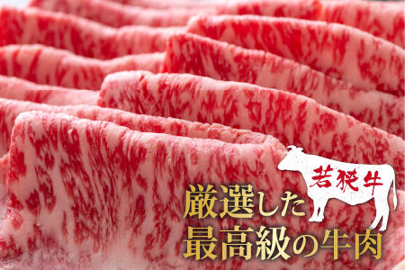 【福井のブランド牛肉】若狭牛ロースor肩ロース肉 すき焼き用  500g(250g×2パック)【4等級以上】[C-054003]